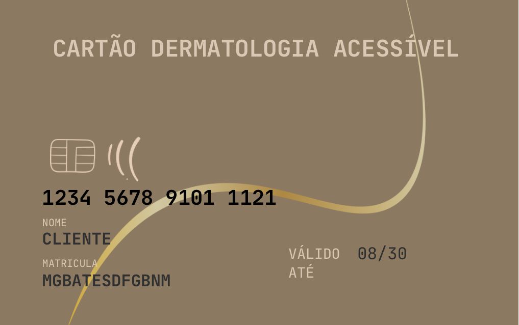 Cartão Dermatologia Acessível